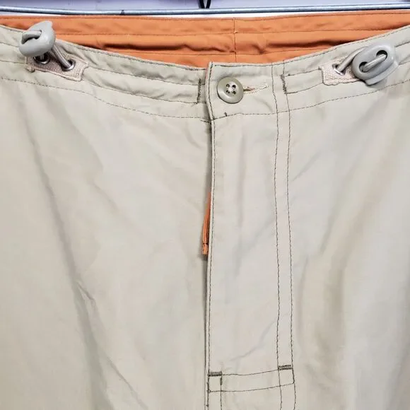 Vintage GAP Paratrooper Cargo Pants Mens S / M Beige Lightweight Relaxed Fit - Picture 5 of 14